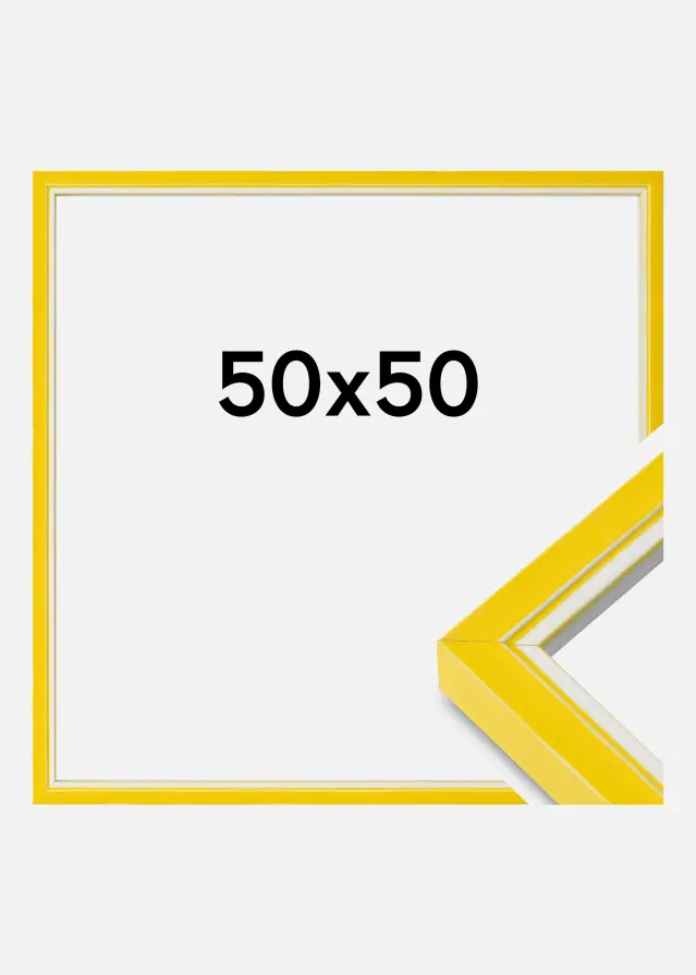 Mavanti Frame Diana Acrylic Glass Yellow 50x50 cm