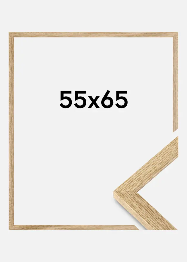 BGA Frame Selection Acrylic Glass Oak 55x65 cm
