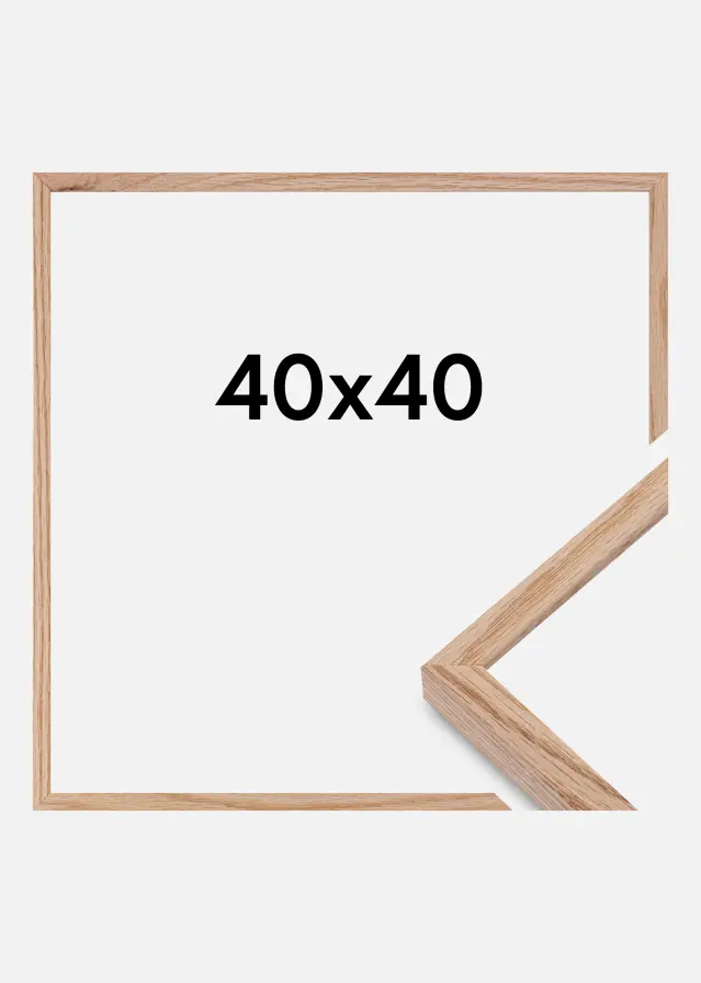Estancia Frame E-Line Acrylic glass Oak 40x40 cm
