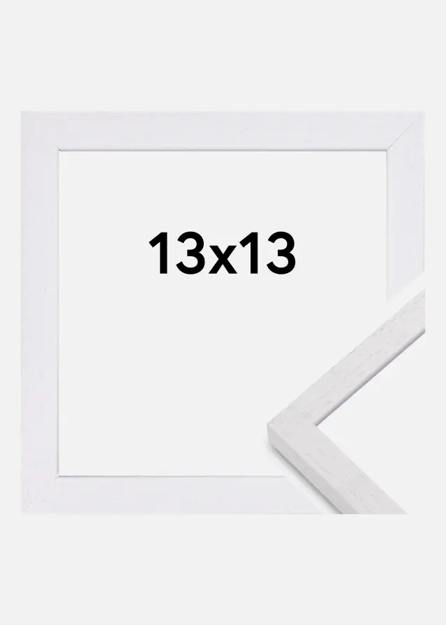 Mavanti Frame Glendale Matt Anti-reflective glass White 13x13 cm