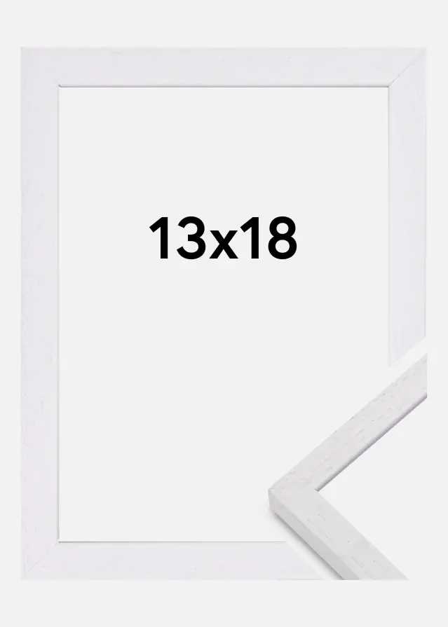 Mavanti Frame Glendale Matt Anti-reflective glass White 13x18 cm