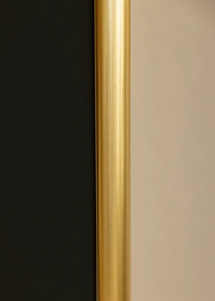 Ram med passepartou Frame Victoria Gold 40x50 cm - Picture Mount Black 30x40 cm