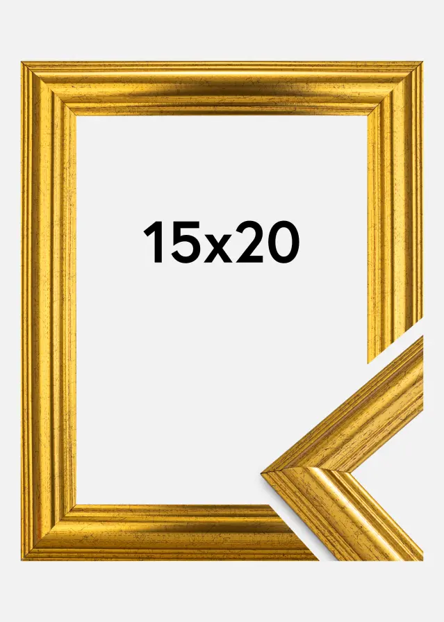 Galleri 1 Frame Västkusten Gold 15x20 cm