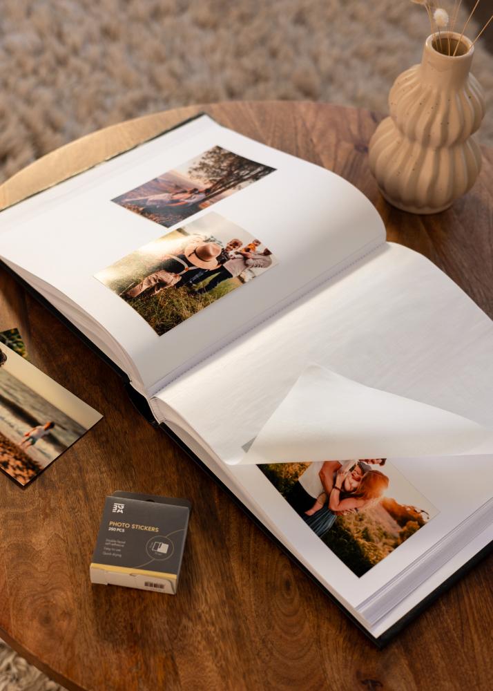 BGA Classico Album Black - 32x34 cm (100 White pages / 50 sheets)