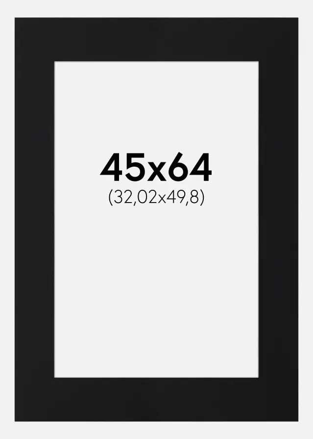 Artlink Mount Black Standard (White Core) 45x64 cm (32,02x49,8)