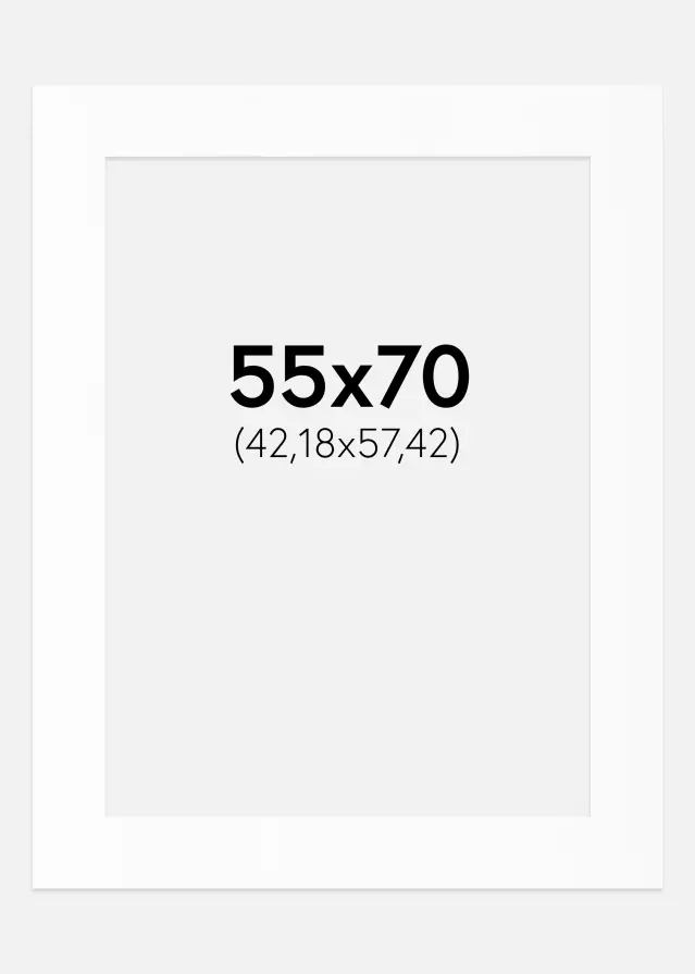 Artlink Mount White Standard (White Core) 55x70 cm (42,18x57,42)