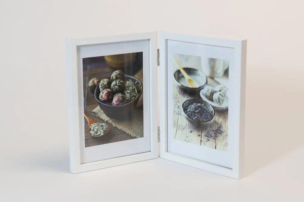 Focus Rock White Folding Frame 10x15 cm