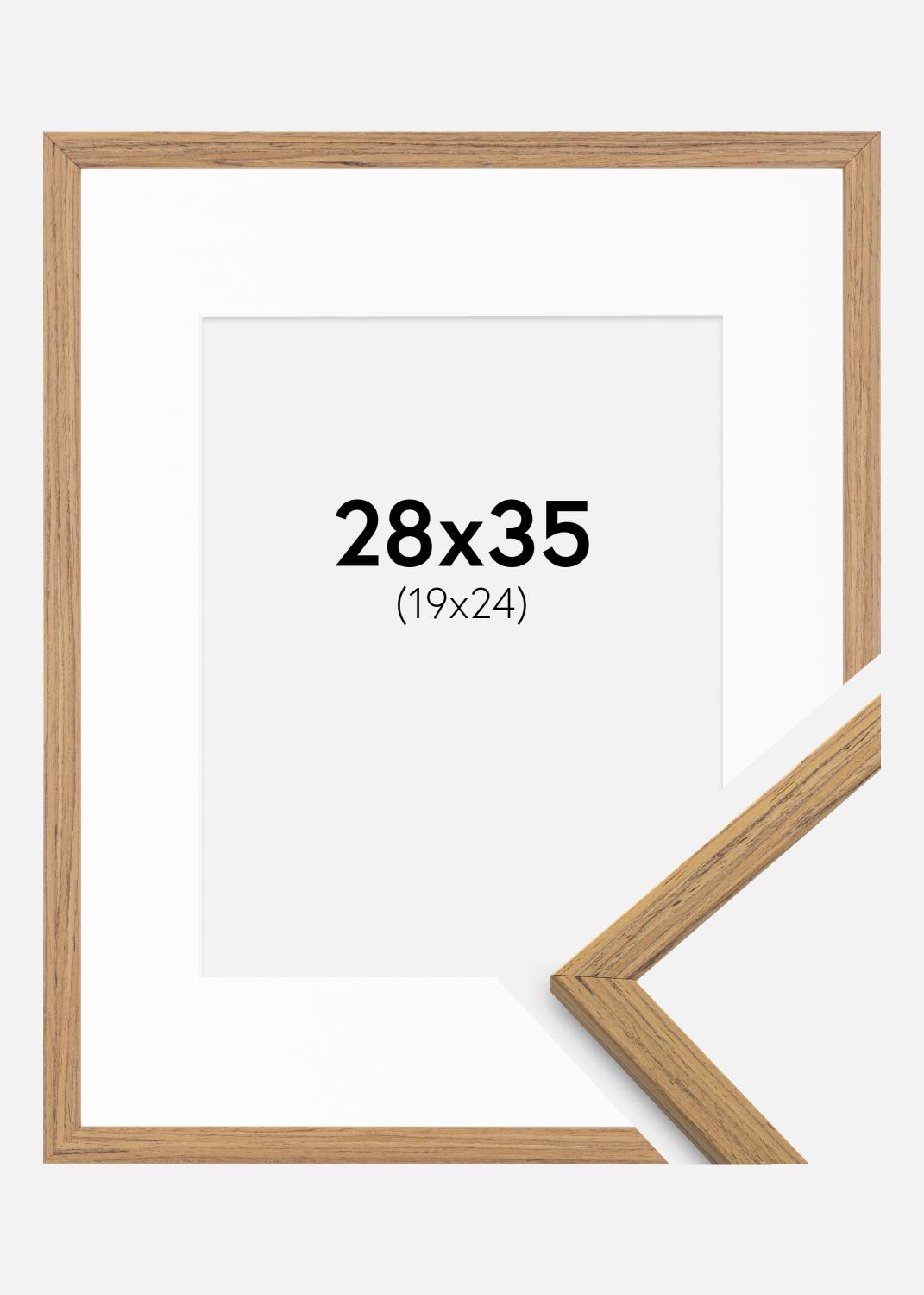 Product Image for Frame Edsbyn Teak 28x35 cm - Picture Mount White 20x25 cm