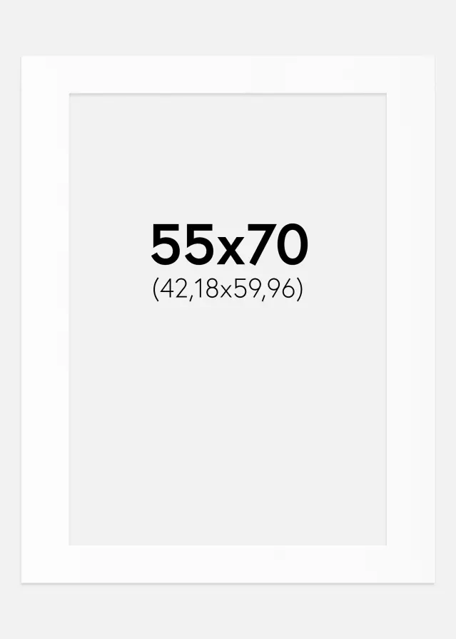 Artlink Mount White Standard (White Core) 55x70 cm (42,18x59,96)
