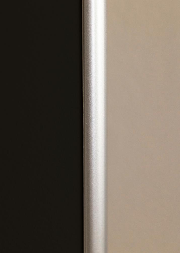 Ram med passepartou Frame Victoria Silver 30x40 cm - Picture Mount Black 20x28 cm