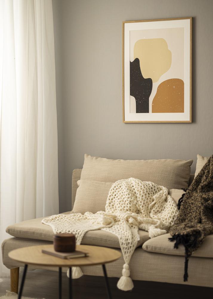 Ram med passepartou Frame Soul Oak Veneer 70x100 cm - Picture Mount White 60x90 cm