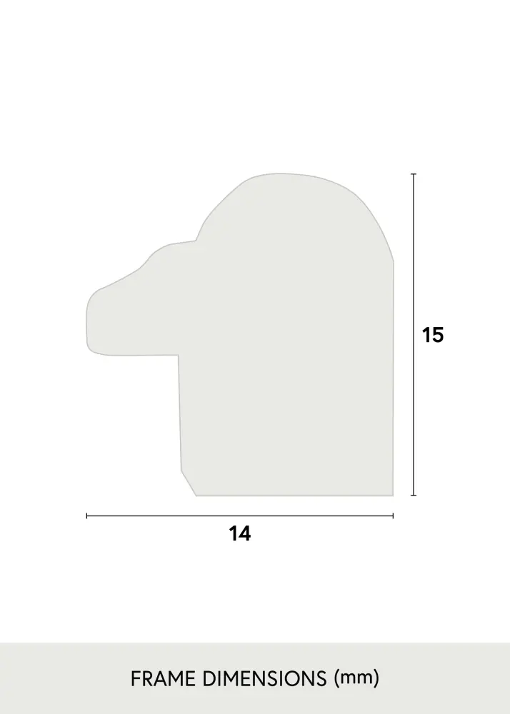 Ramverkstad Mirror Jazz Black - Custom Size