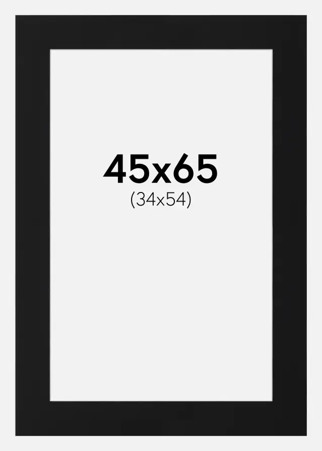 Artlink Mount Black Standard (White Core) 45x65 cm (34x54)