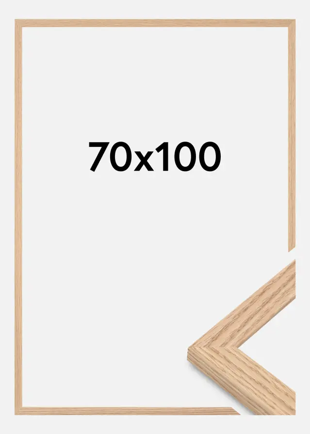 Galleri 1 - Extern Frame Timeless Acrylic Glass Solid Oak 70x100 cm