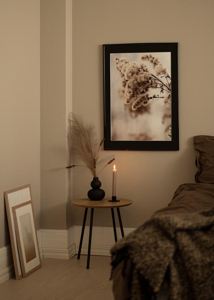 Ram med passepartou Frame Victoria Black 13x18 cm - Picture Mount Black 3.5x5 inches