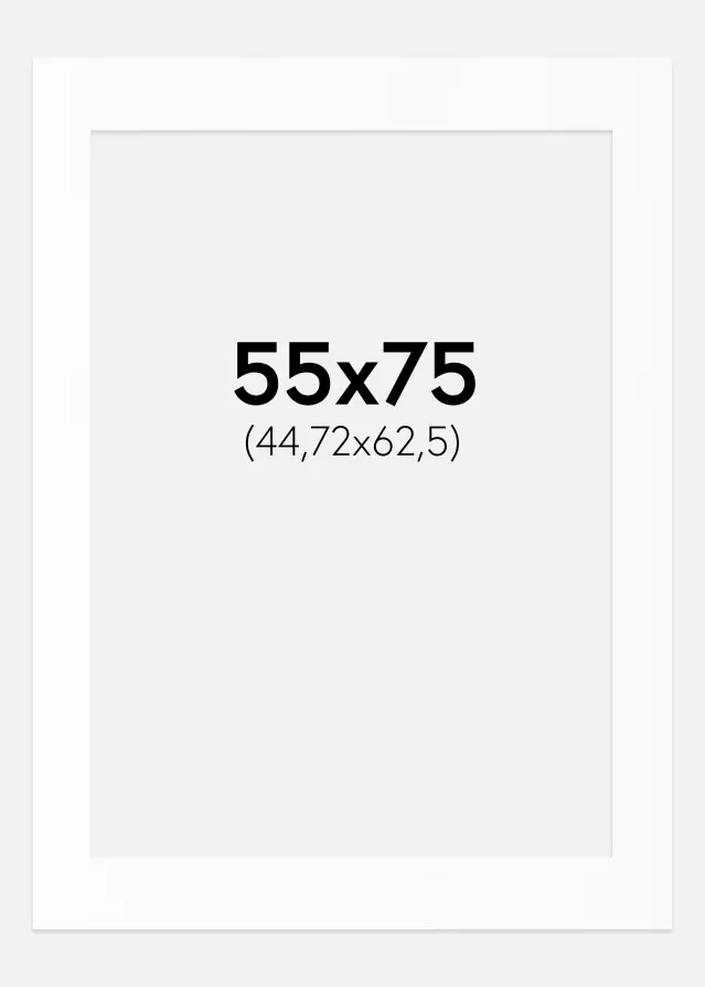 Artlink Mount White Standard (White Core) 55x75 cm (44,72x62,5)