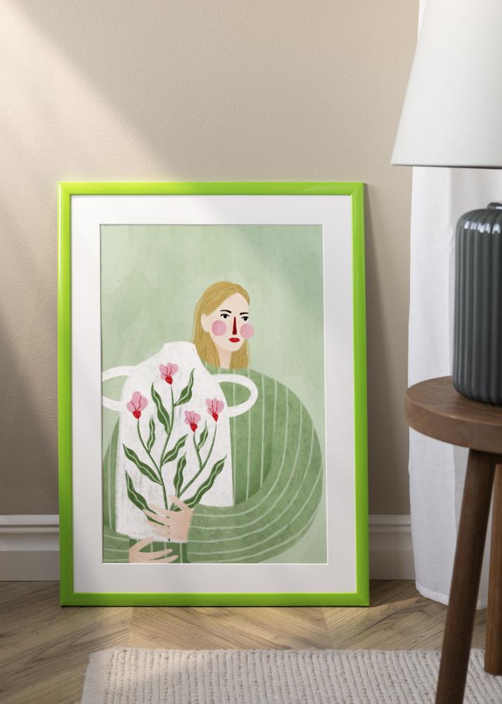 Jämtlands Ramfabrik Frame Dorset Acrylic Glass Light Green 40x40 cm