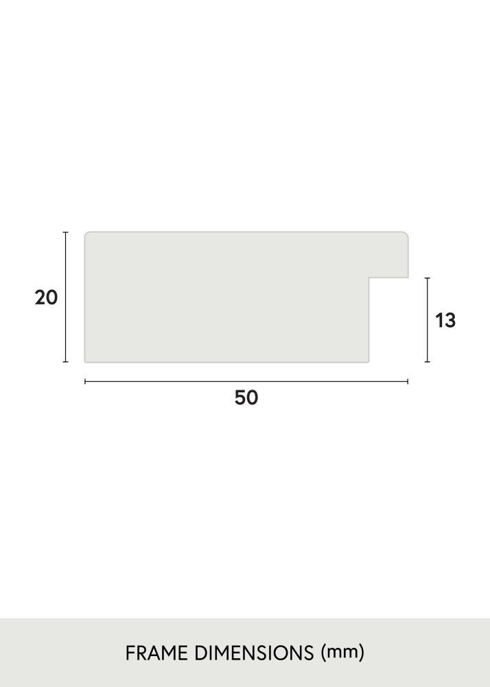 Jämtlands Ramfabrik Frame Pembrokeshire Acrylic Glass White 42x59.4 cm (A2)