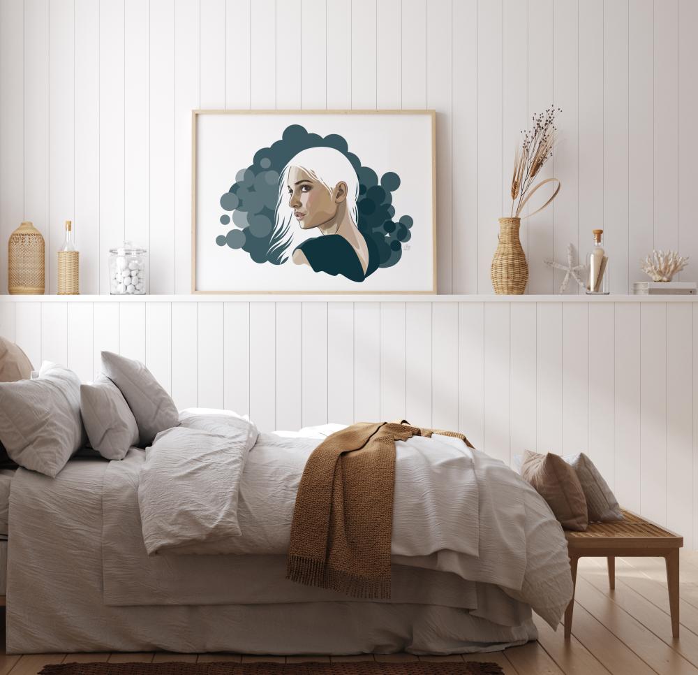 Bildverkstad Alexis blue Poster