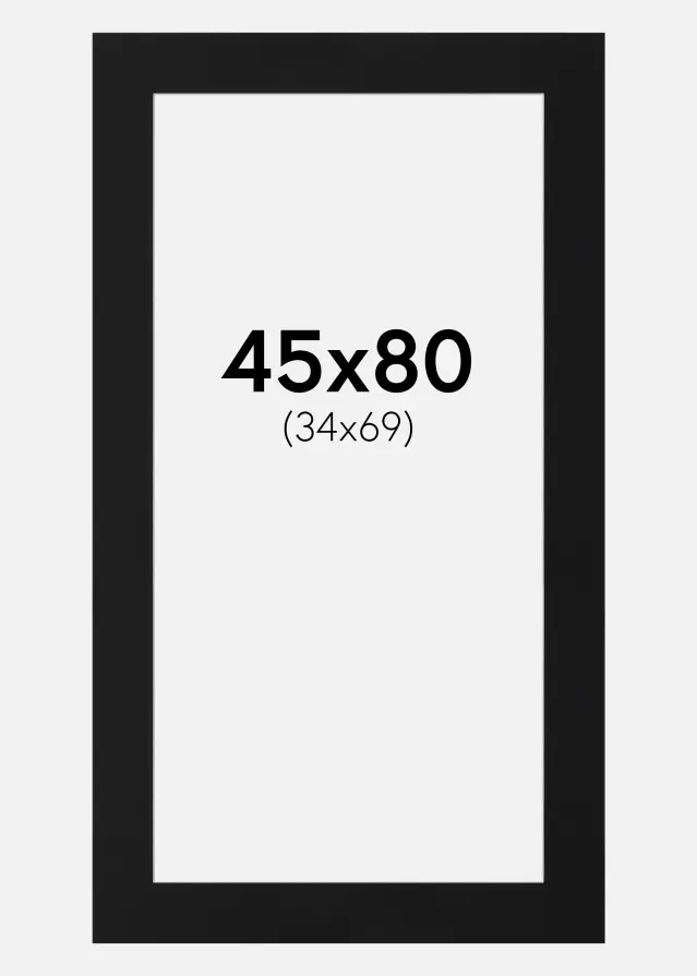Artlink Mount Black Standard (White Core) 45x80 cm (34x69)