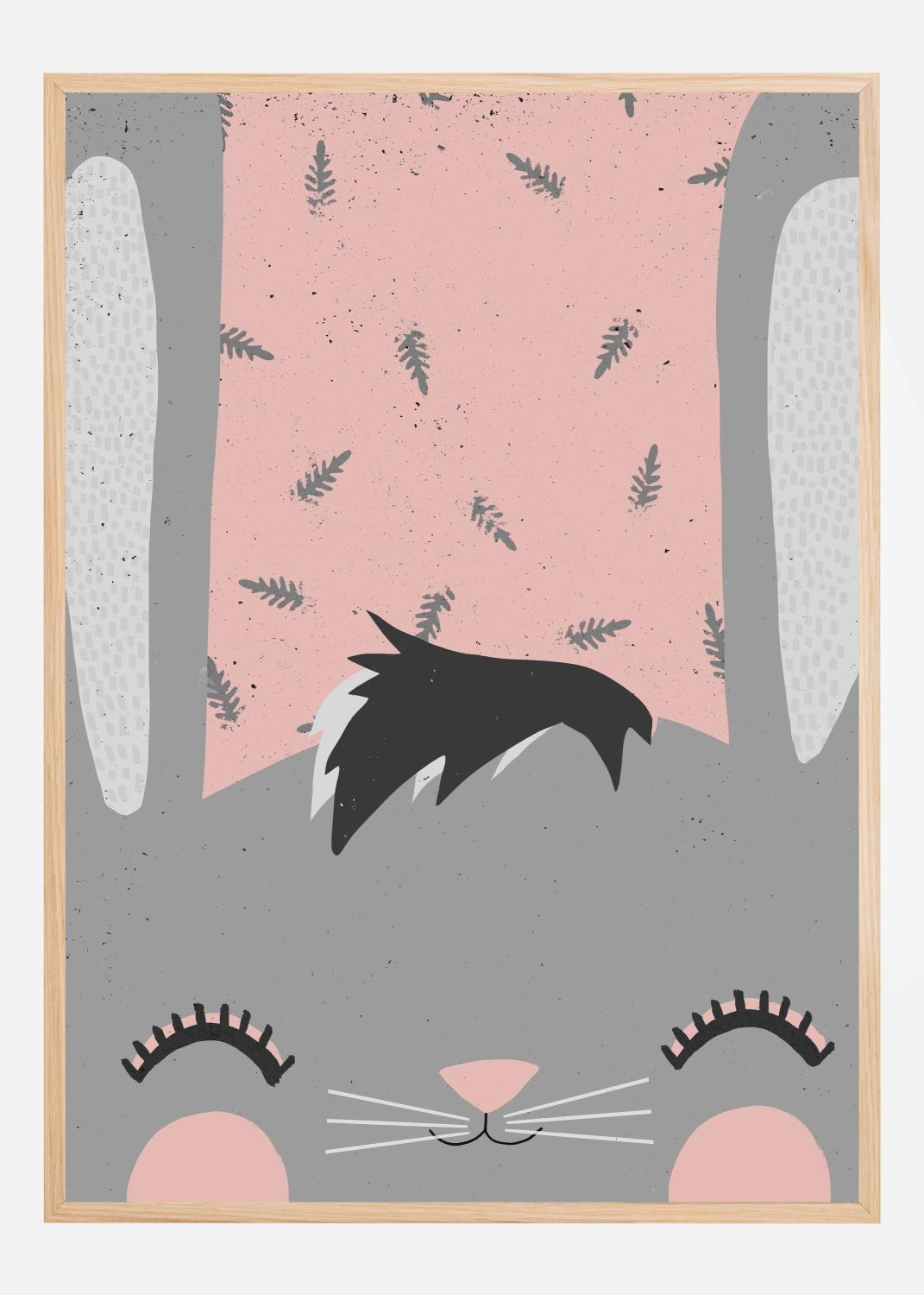 Product Image for Little Bunny (pink) Poster (70x100 cm)