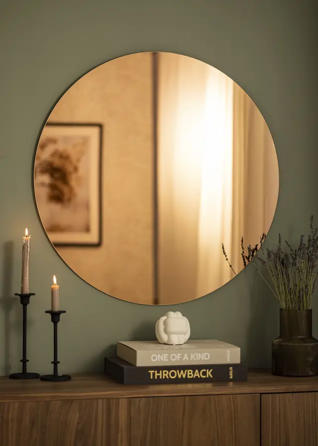 KAILA KAILA Round Mirror Rose Gold 80 cm Ø