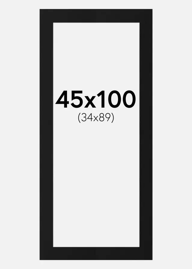 Artlink Mount Black Standard (White Core) 45x100 cm (34x89)