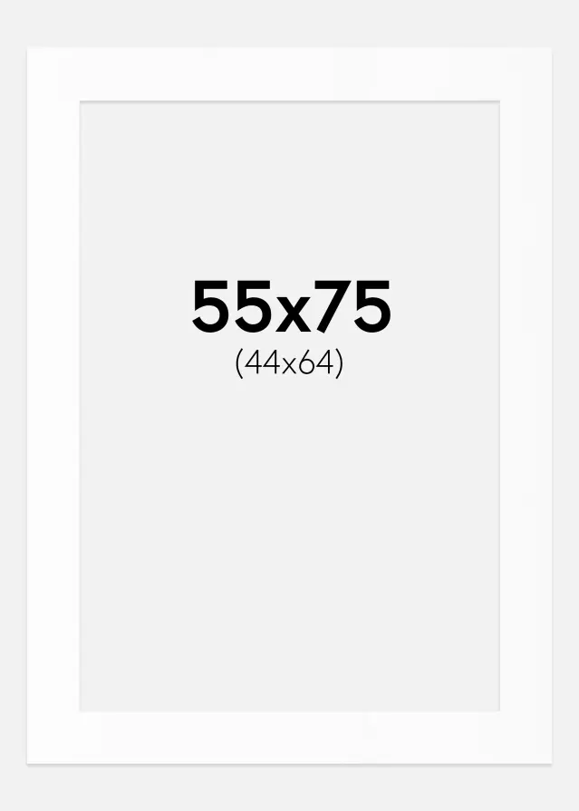 Artlink Mount White Standard (White Core) 55x75 cm (44x64)