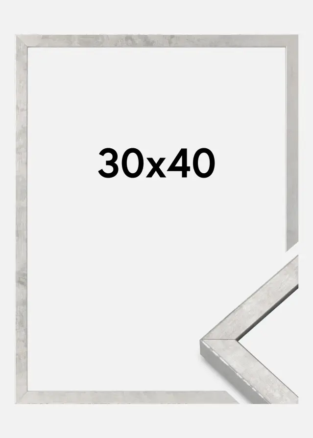 Mavanti Frame Ares Acrylic Glass Silver 30x40 cm