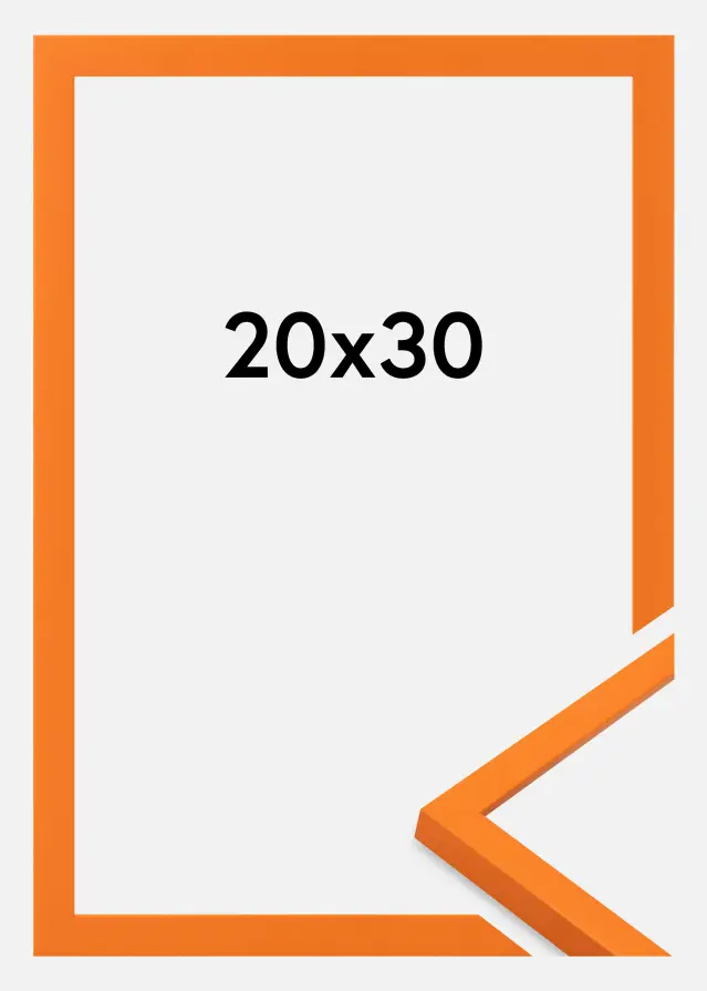 Jämtlands Ramfabrik Frame Kent Acrylic Glass Orange 20x30 cm