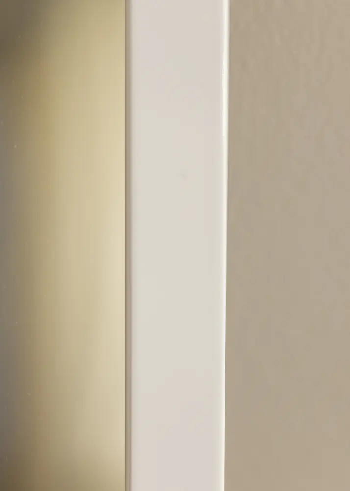 Ramverkstad Mirror White Wood Glossy - Custom Size
