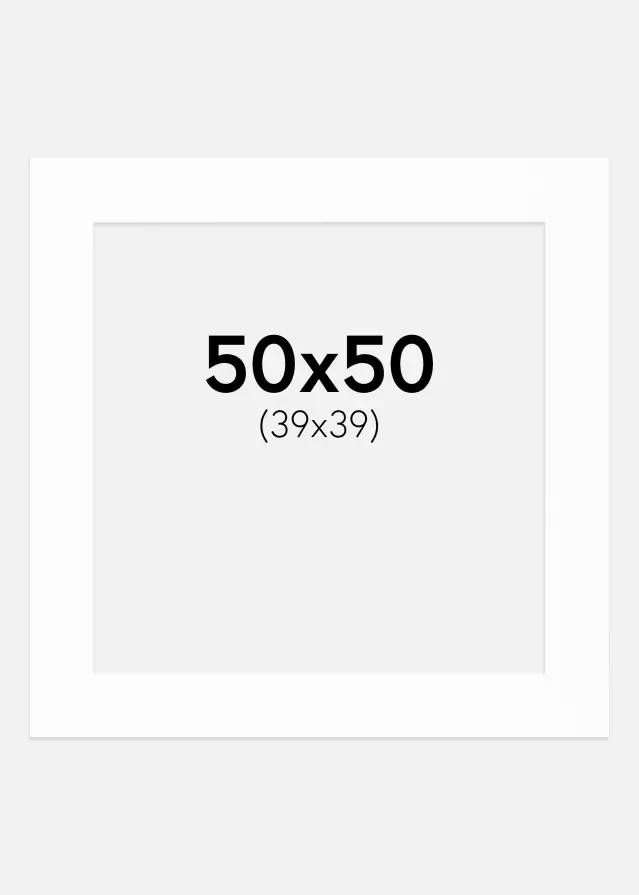 Galleri 1 Mount Canson White (White Core) 50x50 cm (39x39)