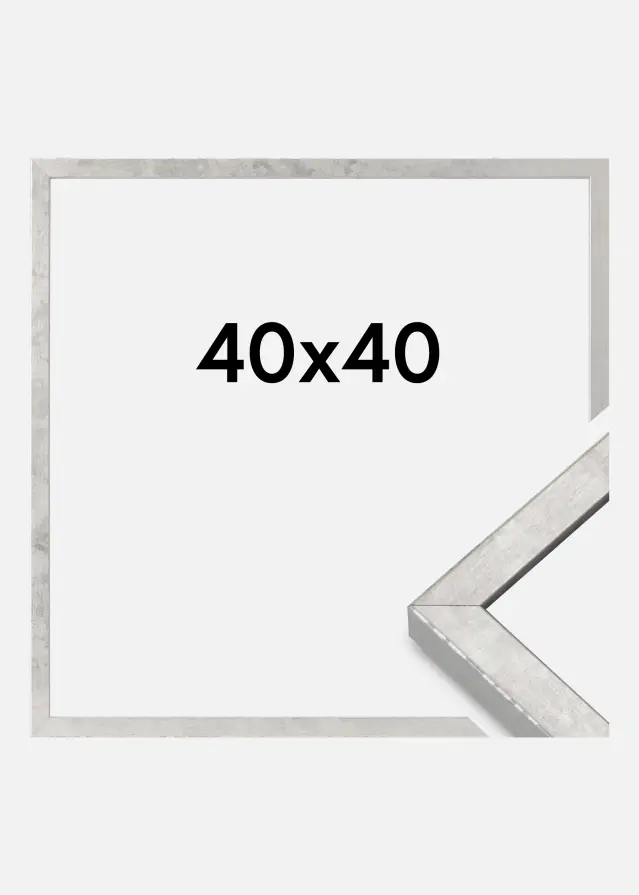 Mavanti Frame Ares Acrylic Glass Silver 40x40 cm