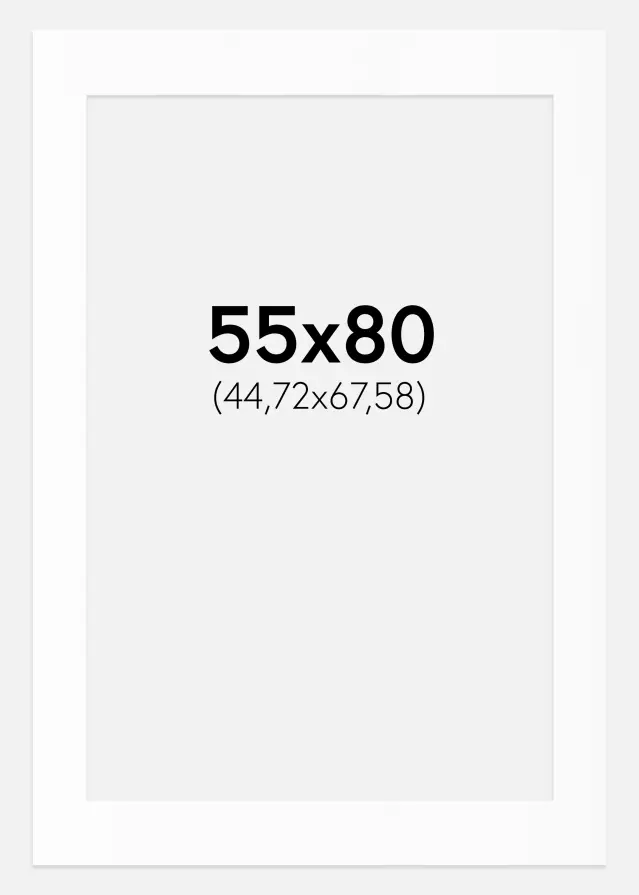 Artlink Mount White Standard (White Core) 55x80 cm (44,72x67,58)