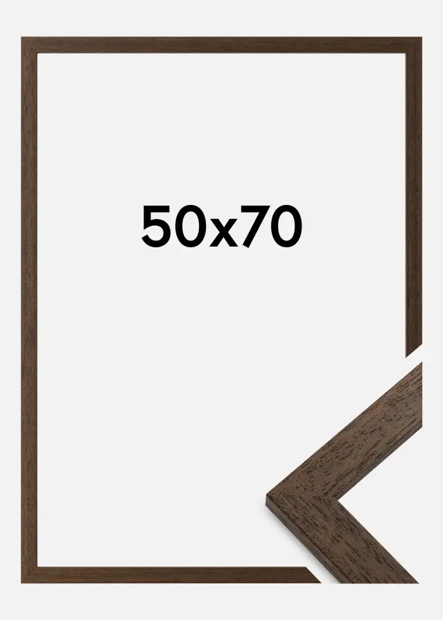 Galleri 1 Frame Brown Wood 50x70 cm