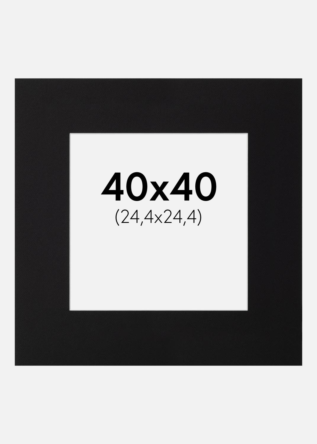 Product Image for Mount Black Standard (White Core) 40x40 cm (24,4x24,4)