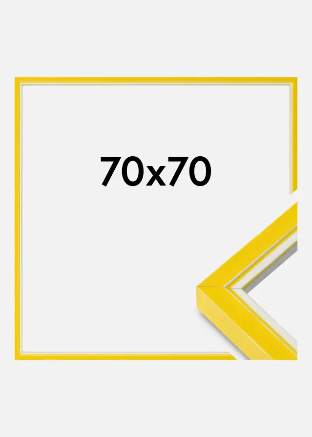 Mavanti Frame Diana Acrylic Glass Yellow 70x70 cm