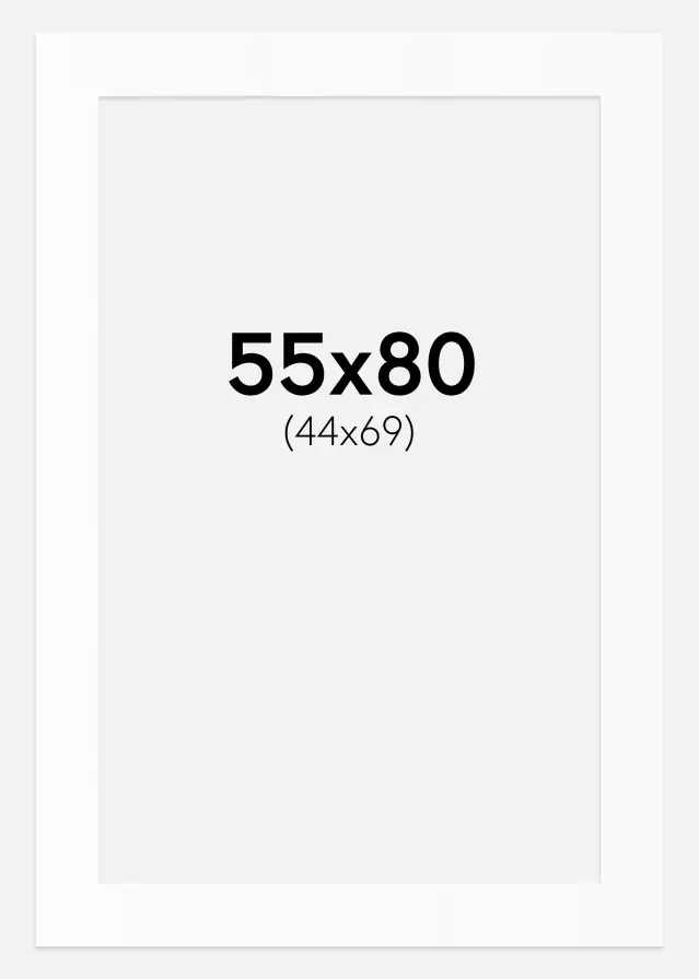 Artlink Mount White Standard (White Core) 55x80 cm (44x69)