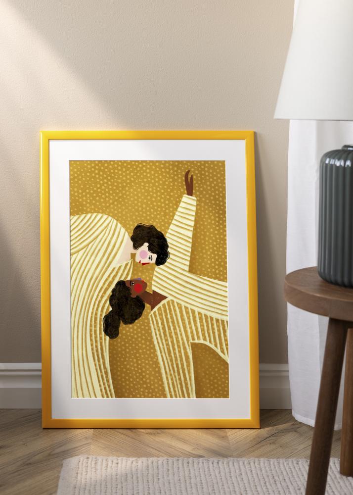 Jämtlands Ramfabrik Frame Dorset Acrylic Glass Gold 42x59.4 cm (A2)