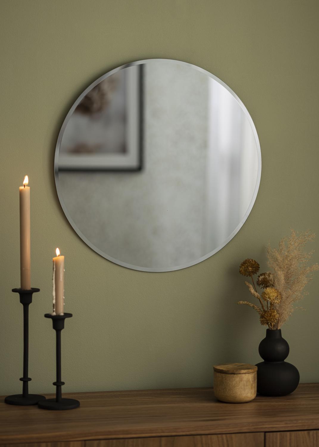 Product Image for KAILA Round Mirror Dark Smoked Grey Deluxe 50 cm Ø