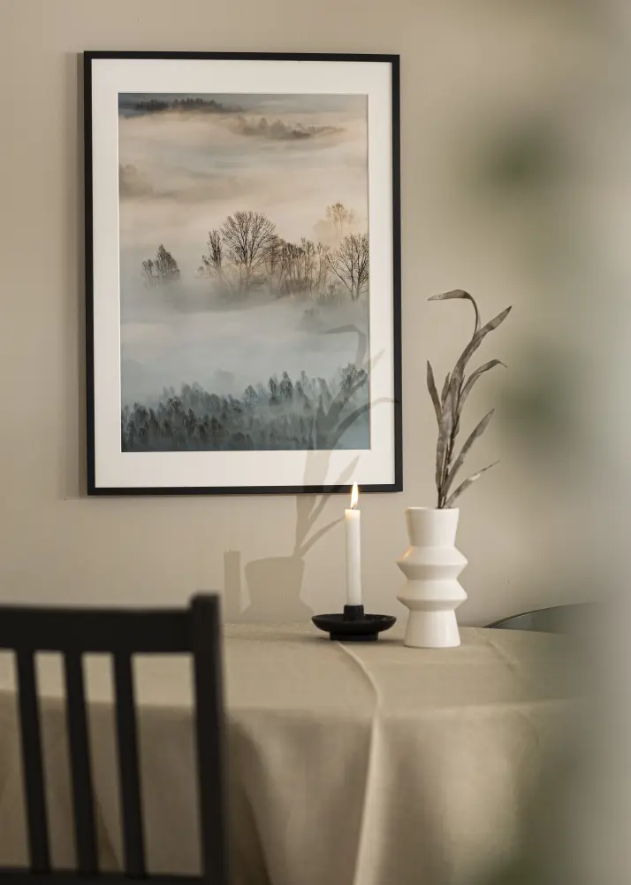 Galleri 1 Frame Edsbyn Acrylic Glass Black 4x5 inches (10.16x12.7 cm)