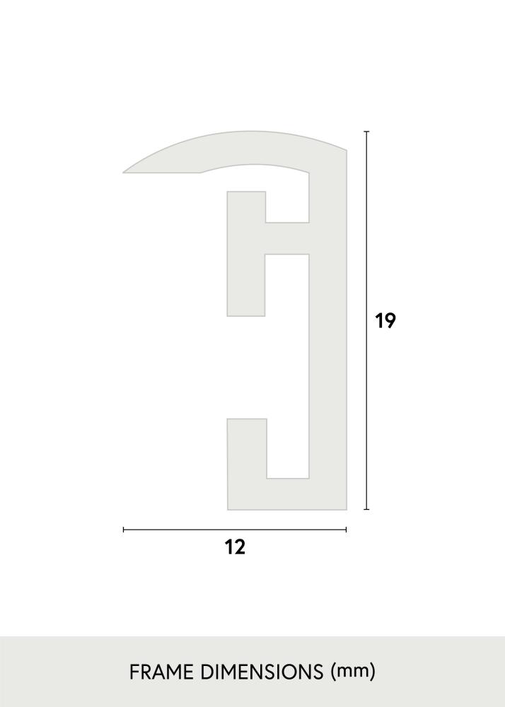 Estancia Frame Victoria Acrylic glass Black 70x100 cm