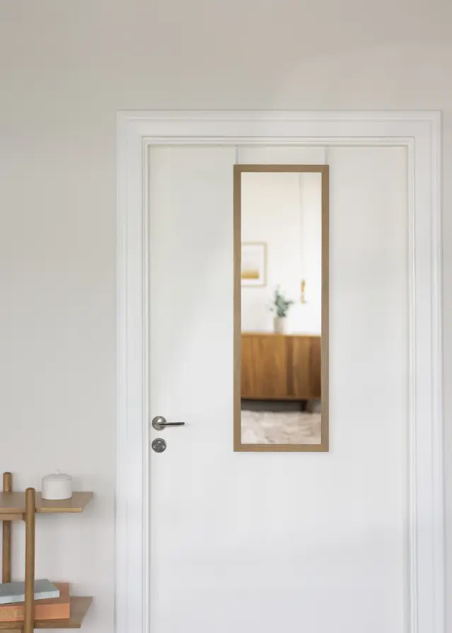 BGA Mirror Overdoor Oak 34x100 cm