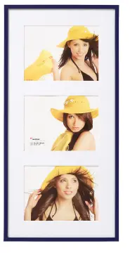 Walther New Lifestyle Collage frame Blue - 3 Pictures (10x15 cm)