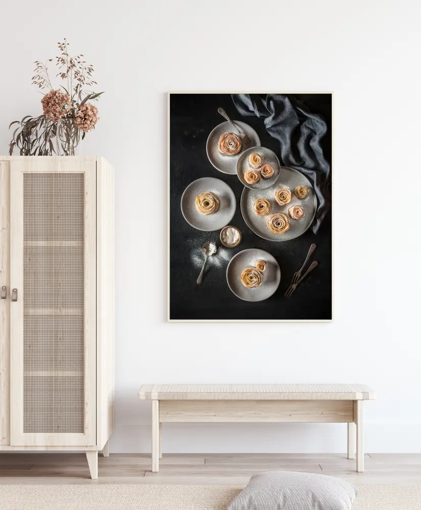 Bildverkstad Apple Roses Tartlets Poster