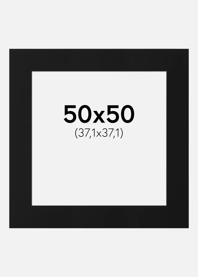 Artlink Mount Black Standard (White Core) 50x50 cm (37,1x37,1)