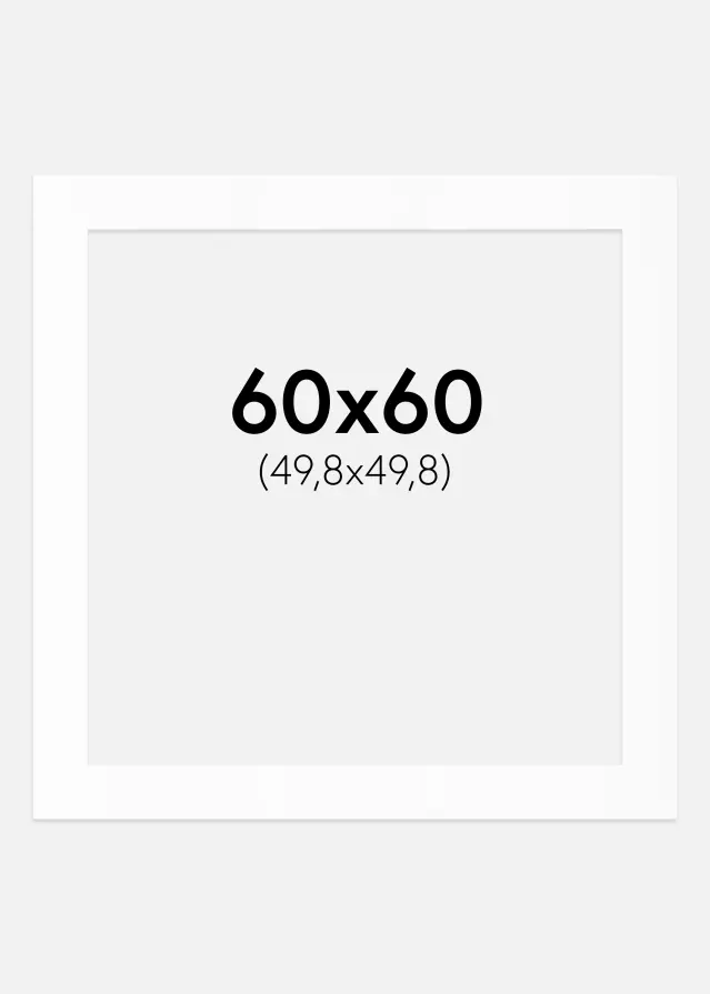Artlink Mount White Standard (White Core) 60x60 cm (49,8x49,8)