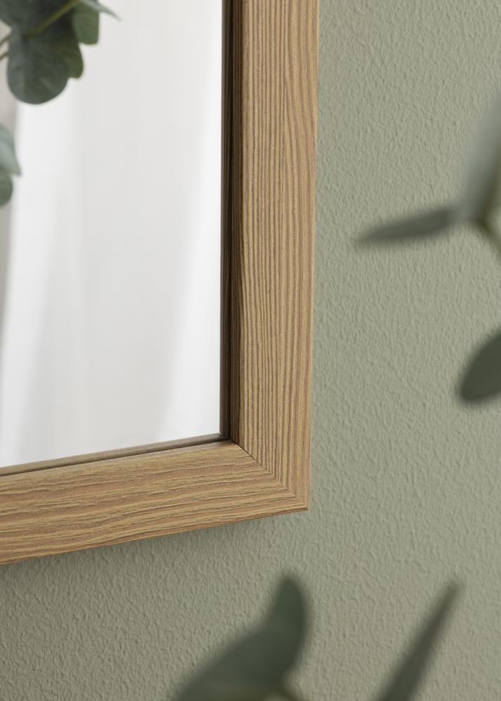 BGA Mirror Overdoor Oak 34x100 cm