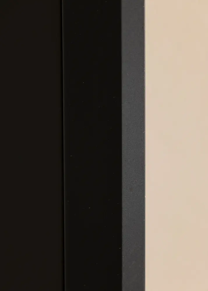 Ram med passepartou Frame Globe Black 60x90 cm - Picture Mount Black 40x70 cm