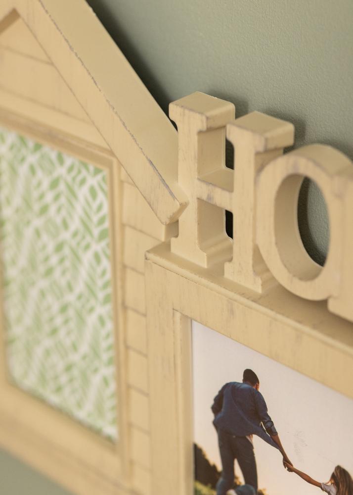 BGA Home Collage Frame Cream - 3 Pictures